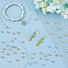 1000Pcs 2 Colors CCB Plastic Beads CCB-DC0001-18-4