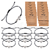 10Pcs Alloy Stethoscope Link Bracelets BJEW-DC0001-16-1