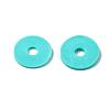 Flat Round Handmade Polymer Clay Beads CLAY-R067-12mm-34-6