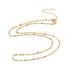 Brass Lumachina Chain Necklaces NJEW-JN03497-2