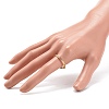 Copper Wire Wrap Expandable Finger Ring for Women RJEW-JR00479-03-3