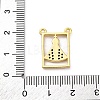 Brass Micro Pave Cubic Zirconia Pendants KK-U066-21A-G-3