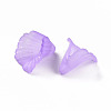 Transparent Acrylic Bead Caps PL551-C08-6