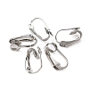 Non-Tarnish 304 Stainless Steel Clip-on Earring Findings STAS-E163-67P-2