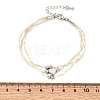 Polyester Multi-Strand Bracelets FB-CBA983F-02P-01-5