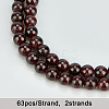 Natural Garnet Beads Strands G-OC0001-25-6mm-3