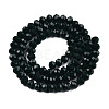 Opaque Solid Color Glass Beads Strands LS-EGLA-A034-P8mm-D12-3