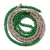 Transparent Gradient Color Glass Beads Strands LS-GLAA-H021-01A-44-4