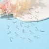 Personalized Trendsetter's 316L Surgical Stainless Steel Nose Studs Nose Piercing Jewelry AJEW-O005-08-4