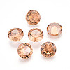 Diamond Shaped Cubic Zirconia Pointed Back Cabochons ZIRC-R004-10mm-04-1