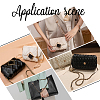 2Pcs 2 Style Aluminum Alloy Curb Chain Purse Bag Handle FIND-WR0001-12-6
