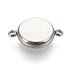 Tarnish Resistant 304 Stainless Steel Links Connectors Settings LS-X-STAS-K202-02D-P-2