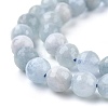 Natural Aquamarine Beads Strands G-L478-21-01-6