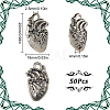 50Pcs Tibetan Style Alloy Pendants FIND-SC0005-17-2