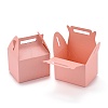 Creative Portable Foldable Paper Gift Box with Handles CON-E021-02C-1