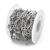 304 Stainless Steel Link Chains CHS-U002-05P-04-2