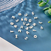 6Pcs 925 Sterling Silver Hollow Initial Beads STER-TA0001-53R-9