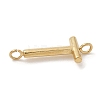 304 Stainless Steel Letter Connector Charms STAS-M108-01G-20-2