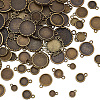 1Bag Alloy Pendant Cabochon Settings FIND-SC0023-79A-02-1