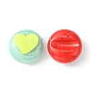 Two Tone Opaque Acrylic Cabochons SACR-X0015-21-2