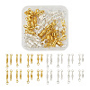 Kissitty 32 Sets 16 Styles Brass Magnetic Clasps KK-KS0001-28-1