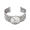 Constellation Alloy Open Cuff Bangles for Women Men LS-BJEW-C064-01AS-07-2