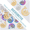 24Pcs 3 Colors 304 Stainless Steel Pendants STAS-DC0013-13-4
