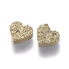Imitation Druzy Gemstone Resin Beads RESI-L026-D-2