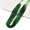 Transparent Gradient Color Glass Beads Strands GLAA-H021-01A-33-1