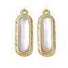 Natural Freshwater Shell Pendants SA-CBA11D7-25A-G-1