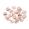 Tibetan Style Alloy Wavy Spacer Beads TIBEP-A11067-RG-FF-1