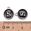 Platinum Plated Alloy Charms ENAM-S118-02S-P-3