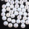 ABS Plastic Imitation Pearl Cabochons OACR-S025-10mm-08-1