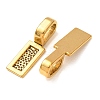 Tibetan Style Alloy Glue-on Flat Pad Bails LS-TIBE-4710-AG-RS-2