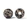 Natural Dalmatian Jasper European Beads G-Q602-09C-08-2