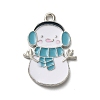 Winter Theme Alloy Enamel Pendants ENAM-M002-05N-P-1
