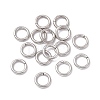Non-Tarnish 304 Stainless Steel Open Jump Rings STAS-C040-01A-P-1