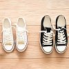 8Pcs 2 Colors Alloy Curb Chain Shoe Decorations FIND-HY0003-97-6