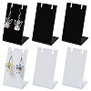 6Pcs Acrylic L Shaped Earring Display Stands EDIS-YW0001-08A-2
