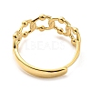 304 Stainless Steel Hollow Oval Adjustable Ring for Women RJEW-C016-09G-3