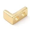 Rack Plating Brass Slide Charms KK-M254-15G-L-2