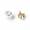 Brass Glass Rhinestone Spikes LS-FIND-WH0070-82A-02-1