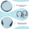 2Pcs 2 Colors Mesh Veil Cloth Hair Bands FIND-OC0003-95A-4