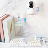 Acrylic Wall-Mounted Adhesive Camera Display Shelf with Iron Screw ODIS-WH0002-86C-4