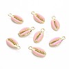 Alloy Enamel Pendants PALLOY-T065-27E-1