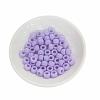 Opaque Acrylic European Large Hole Beads PL338-71-1