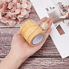 Non-woven Fabrics Imitation Wood Grain Adhesive Tape DIY-GF0005-15C-3