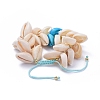 Adjustable Nylon Thread Cord Braided Bead Bracelets BJEW-JB05117-03-2