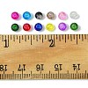 12 Colors Transparent Baking Paint Crackle Glass Beads CCG-FS0001-02B-5