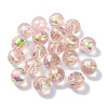 AB Color Plated Glass Beads EGLA-P059-02B-AB03-1